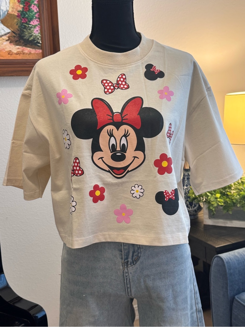 Minnie Mouse Graphic Crop Top ✅BRAND NEW✅